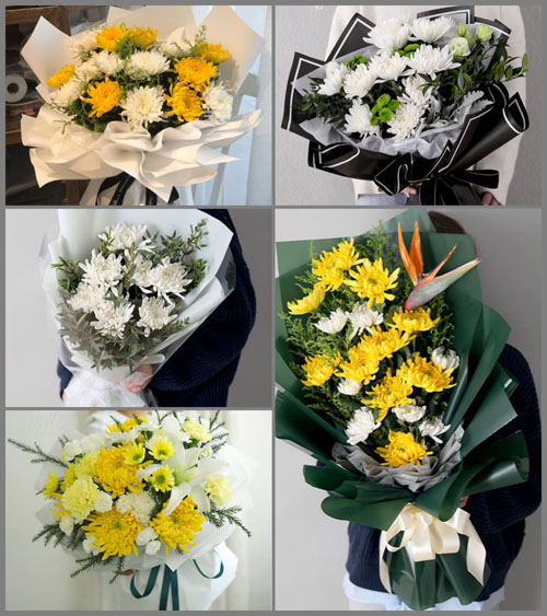 贵州六盘水盘县羊场乡瞿家寨村白事花束代送
